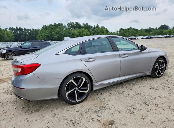 1HGCV1F32JA137072 2018 HONDA ACCORD Silver Tył prawy