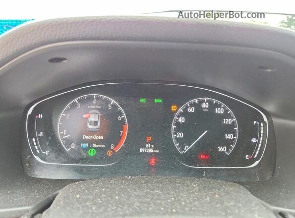 1HGCV1F32JA137072 2018 HONDA ACCORD Silver Widok zestawu wskaźników