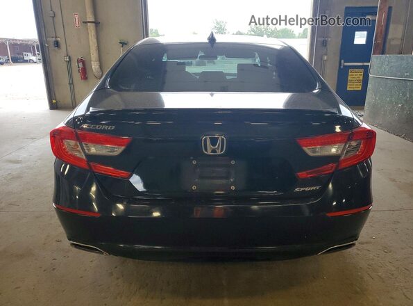 1HGCV1F32JA148993 2018 HONDA ACCORD Black წინა სალონის ხედი