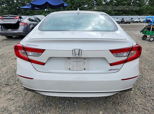 1HGCV1F32JA219318 2018 HONDA ACCORD White Vista trasera