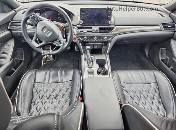 1HGCV1F32JA219318 2018 HONDA ACCORD White Vista del salpicadero
