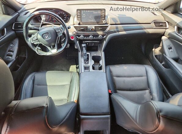1HGCV1F32JA221649 2018 HONDA ACCORD Red წინა პანელის ხედი