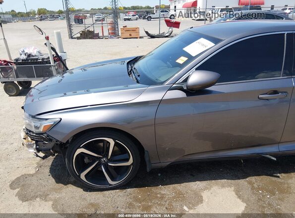 1HGCV1F32JA231310 2018 HONDA ACCORD Gray 
