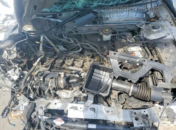 1HGCV1F32JA235468 2018 HONDA ACCORD Серебряный Вид задней части салона