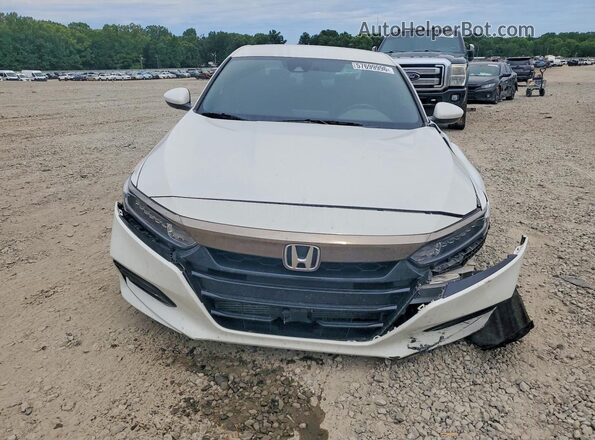 1HGCV1F32JA248592 2018 HONDA ACCORD White Widok z przodu