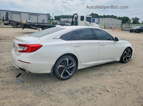 1HGCV1F32JA248592 2018 HONDA ACCORD White Tył prawy