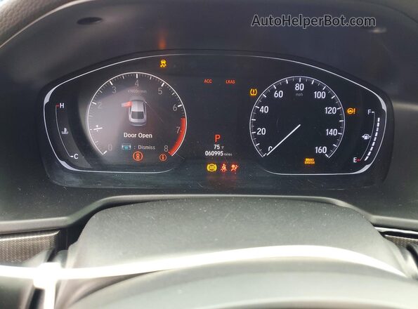 1HGCV1F32JA256529 2018 HONDA ACCORD Красный Вид щитка приборов