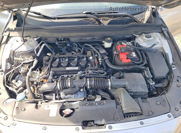 1HGCV1F32KA001140 2019 HONDA ACCORD Silver Вид задньої частини салону