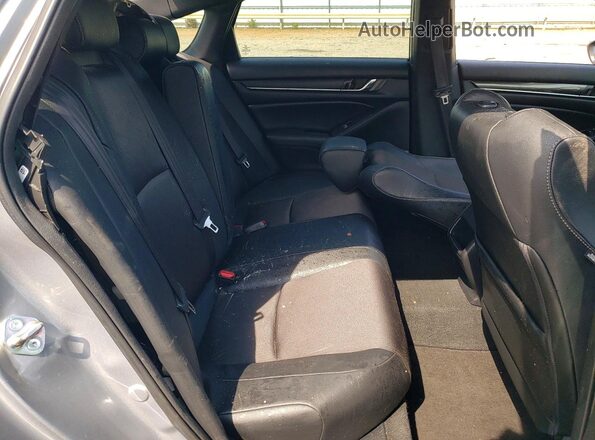 1HGCV1F32KA001140 2019 HONDA ACCORD Silver Вид задніх сидінь