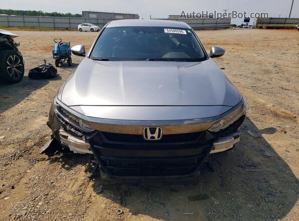 1HGCV1F32KA001140 2019 HONDA ACCORD Silver Вид спереду