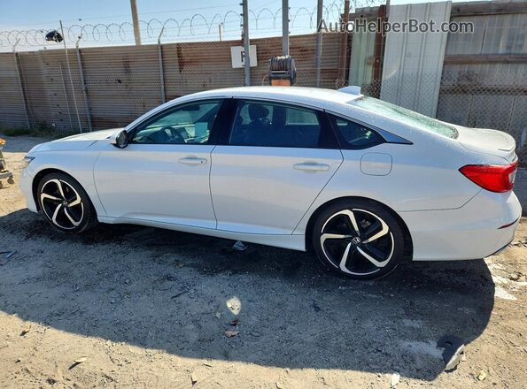 1HGCV1F32KA009139 2019 HONDA ACCORD White Задня ліва чверть