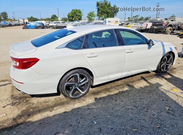 1HGCV1F32KA009139 2019 HONDA ACCORD White Задня права чверть