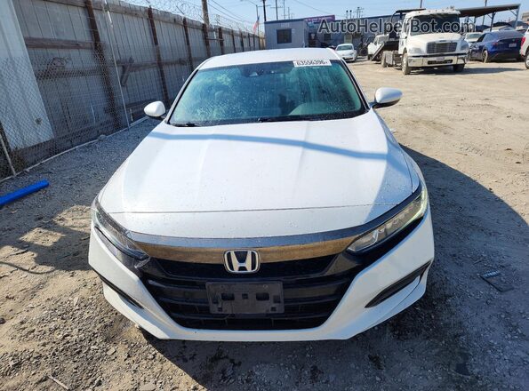1HGCV1F32KA009139 2019 HONDA ACCORD White Вид спереду