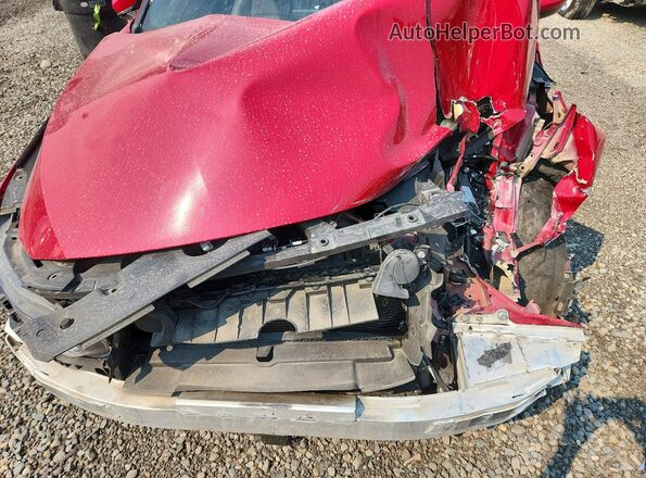1HGCV1F32KA020707 2019 HONDA ACCORD Red უკანა სალონის ხედი