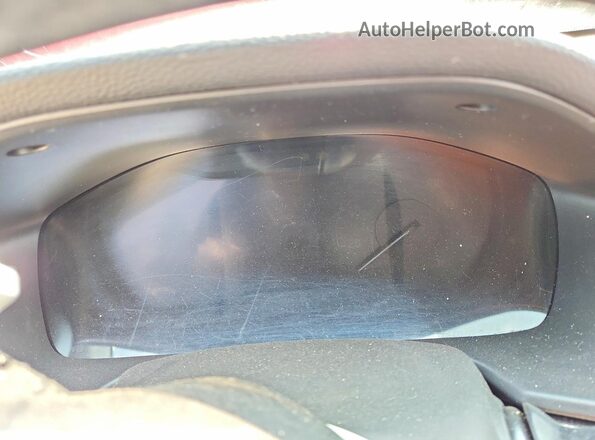 1HGCV1F32KA020707 2019 HONDA ACCORD Red ხელსაწყოთა პანელის ხედი