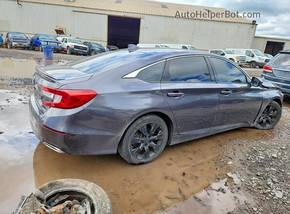 1HGCV1F32KA038561 2019 HONDA ACCORD Gray Tył prawy