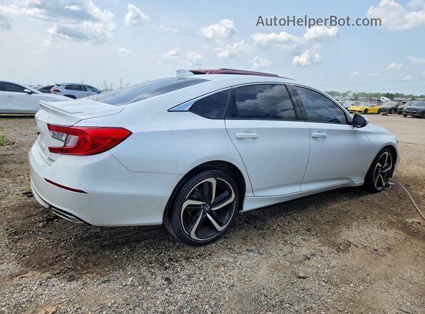 1HGCV1F32KA045297 2019 HONDA ACCORD White Rear right