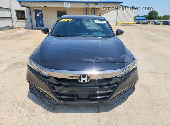 1HGCV1F32KA065940 2019 HONDA ACCORD Black Vista frontal