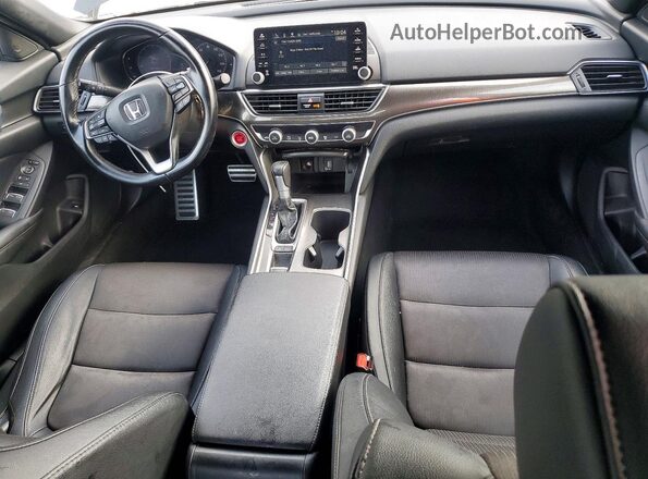 1HGCV1F32KA128812 2019 HONDA ACCORD Black Vista del salpicadero