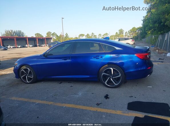 1HGCV1F32LA027576 2020 HONDA ACCORD Blue Vista interior de 360 grados