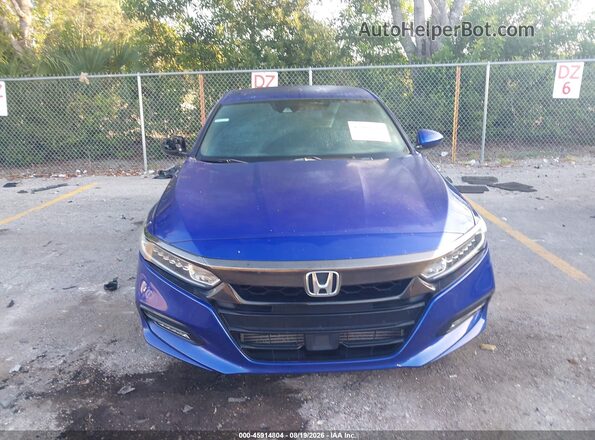 1HGCV1F32LA027576 2020 HONDA ACCORD Blue Vista del cuadro de instrumentos