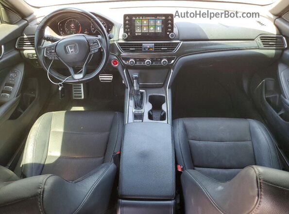 1HGCV1F32LA062313 2020 HONDA ACCORD Black Vista del salpicadero