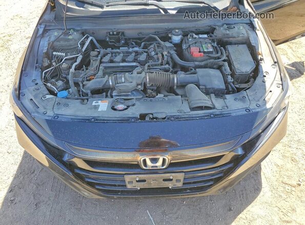1HGCV1F32LA062313 2020 HONDA ACCORD Black Vista interior trasera