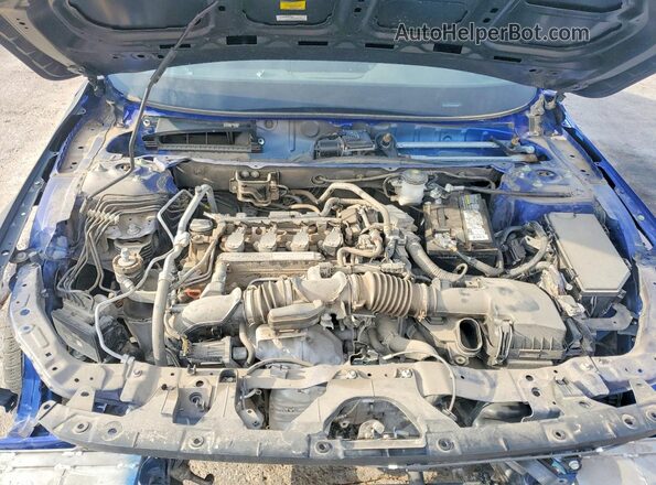 1HGCV1F32LA088670 2020 HONDA ACCORD Blue Widok wnętrza z tyłu