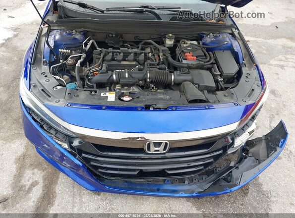 1HGCV1F32LA096297 2020 HONDA ACCORD Blue უკანა ხედი