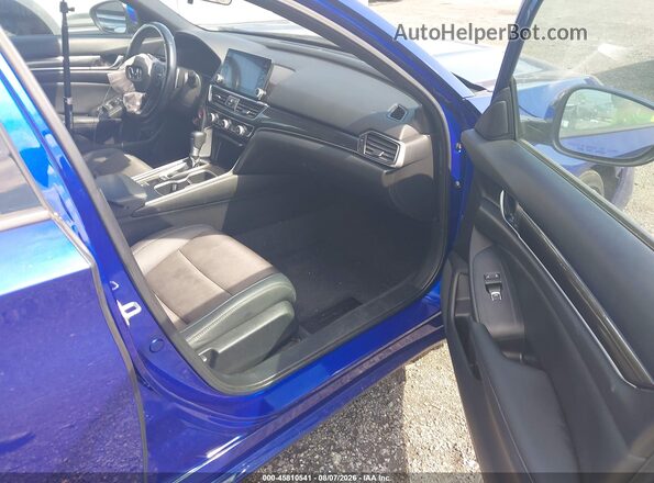 1HGCV1F32LA110036 2020 HONDA ACCORD Blue Widok wnętrza z przodu