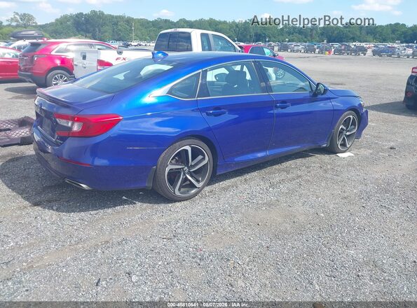 1HGCV1F32LA110036 2020 HONDA ACCORD Blue Tył prawy