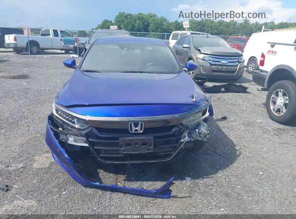 1HGCV1F32LA110036 2020 HONDA ACCORD Blue Widok zestawu wskaźników