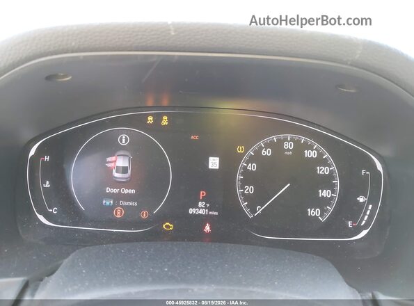 1HGCV1F32LA121134 2020 HONDA ACCORD Серый Вид задних сидений