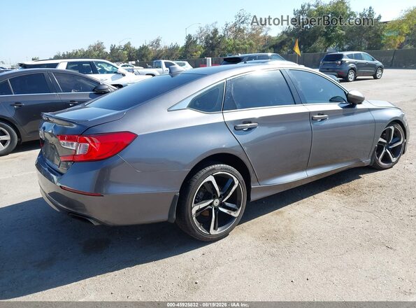 1HGCV1F32LA121134 2020 HONDA ACCORD Серый Задняя правая четверть