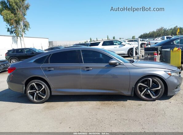 1HGCV1F32LA121134 2020 HONDA ACCORD Серый Вид задней части салона