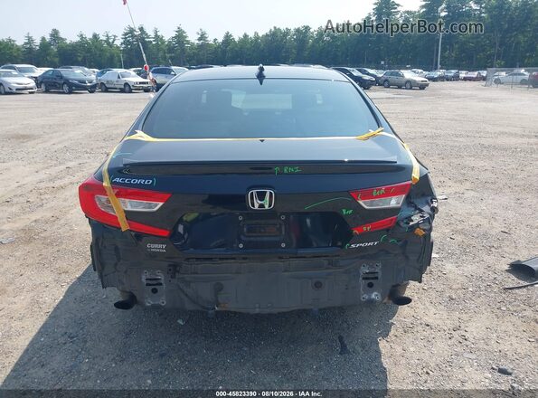 1HGCV1F32MA012075 2021 HONDA ACCORD Black წინა ხედი