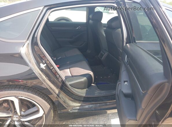 1HGCV1F32MA012075 2021 HONDA ACCORD Black VIN კოდის სტიკერის ხედი