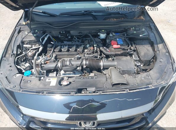 1HGCV1F32MA012075 2021 HONDA ACCORD Black უკანა ხედი