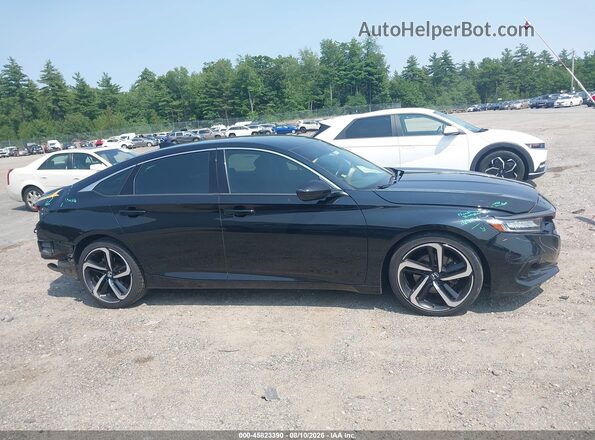 1HGCV1F32MA012075 2021 HONDA ACCORD Black სალონის 360-გრადუსიანი ხედი