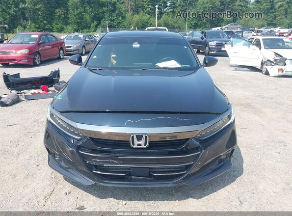 1HGCV1F32MA012075 2021 HONDA ACCORD Black 