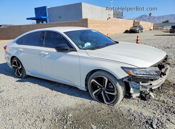 1HGCV1F32MA028308 2021 HONDA ACCORD White Առջևի աջ