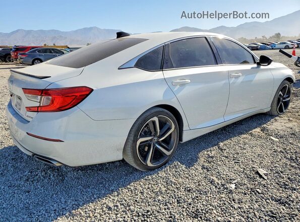 1HGCV1F32MA028308 2021 HONDA ACCORD White Հետևի աջ