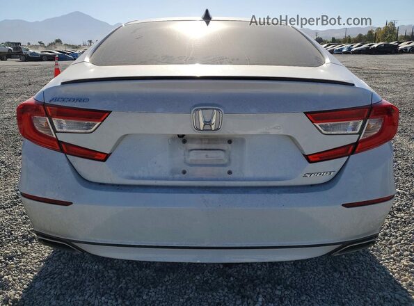 1HGCV1F32MA028308 2021 HONDA ACCORD White Հետևի տեսք
