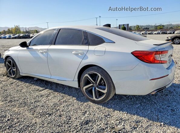 1HGCV1F32MA028308 2021 HONDA ACCORD White Հետևի ձախ