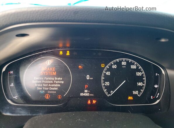 1HGCV1F32MA104562 2021 HONDA ACCORD White Vista del cuadro de instrumentos