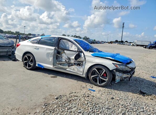1HGCV1F32MA104562 2021 HONDA ACCORD White Delantero derecho