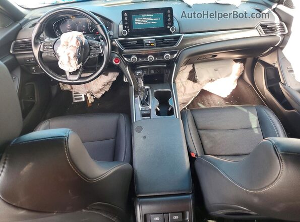 1HGCV1F32MA104562 2021 HONDA ACCORD White Vista del salpicadero