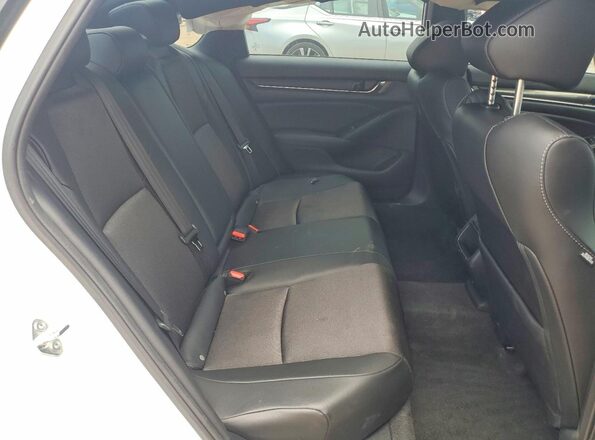 1HGCV1F32MA106229 2021 HONDA ACCORD White Widok tylnych siedzeń