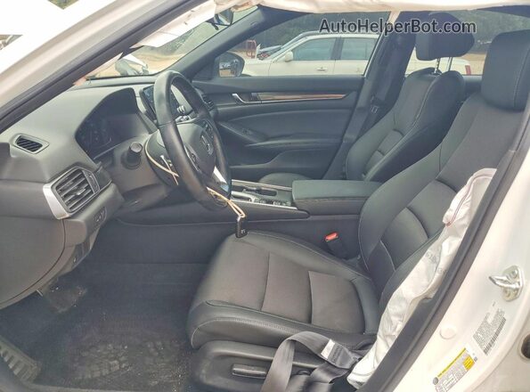 1HGCV1F32MA106229 2021 HONDA ACCORD White Widok wnętrza z przodu