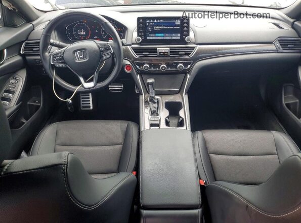 1HGCV1F32MA106229 2021 HONDA ACCORD White Widok deski rozdzielczej